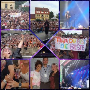 Das NENA Open-Air in den Mühlenwerken in Müllrose. Und ich konnte im Vorprogramm stehen