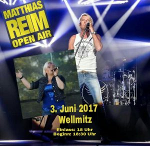 Ich trete im Vorprogramm von Matthias Reim auf